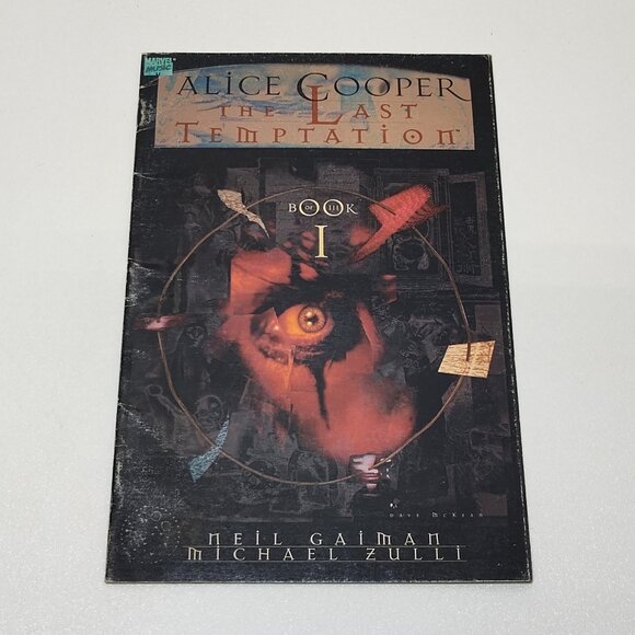 Alice Cooper "The Last Temptation" Book By Gaiman & Zulli 1st Printing 1994 VGC - Picture 1 of 9